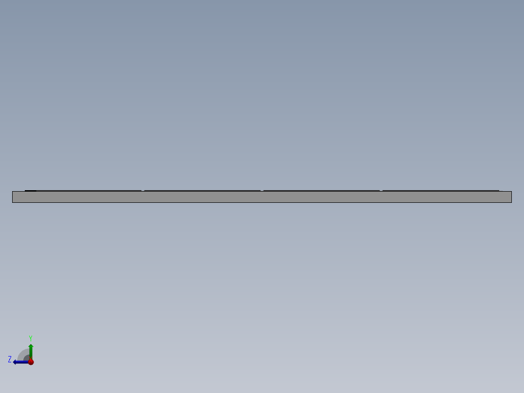 太阳能电池板 3D 模型右视图