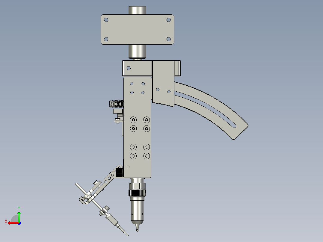 三轴焊锡头后视图