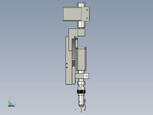 三轴焊锡头左视缩略图