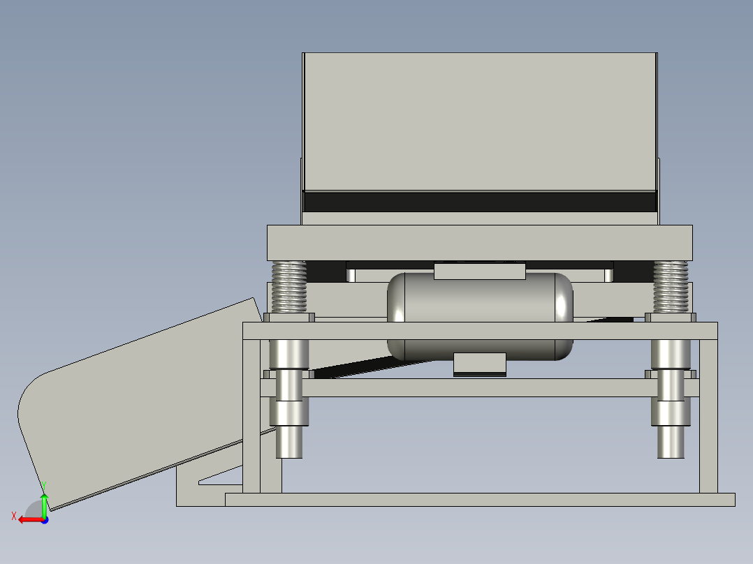 CY-A001振动筛后视图