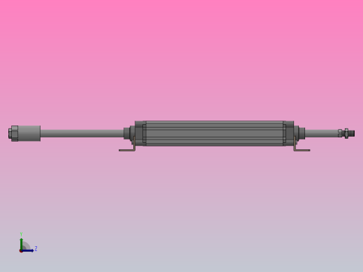 SEJ双轴复动行程可调型气缸SEJ 50×300-50-S左视缩略图