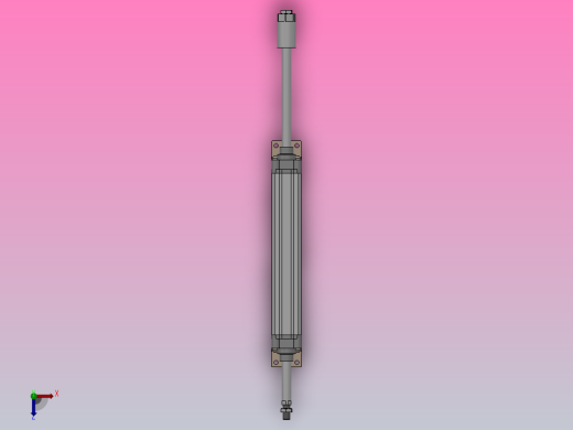 SEJ双轴复动行程可调型气缸SEJ 50×300-50-S俯视缩略图