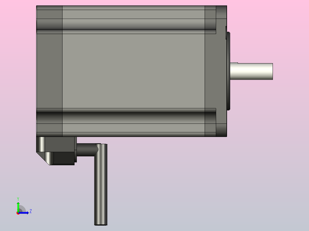 步进电机开环MP3-60H088-F36左视图