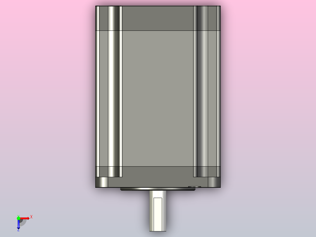 步进电机开环MP3-60H088-F36俯视图