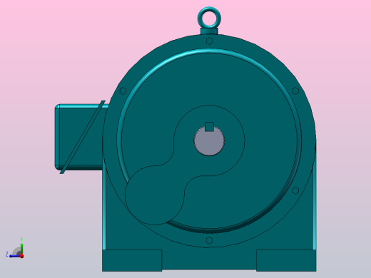 AMH卧式减速电机[AMH-125-0.25-11-30]右视缩略图