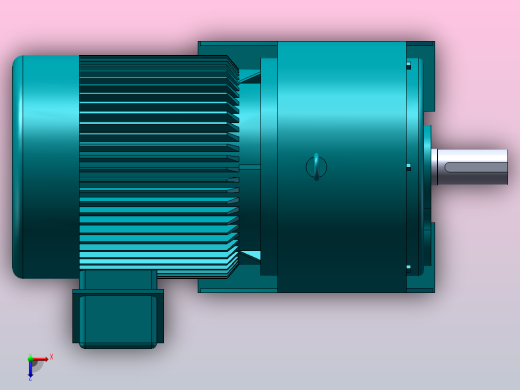 AMH卧式减速电机[AMH-125-0.25-11-30]俯视缩略图