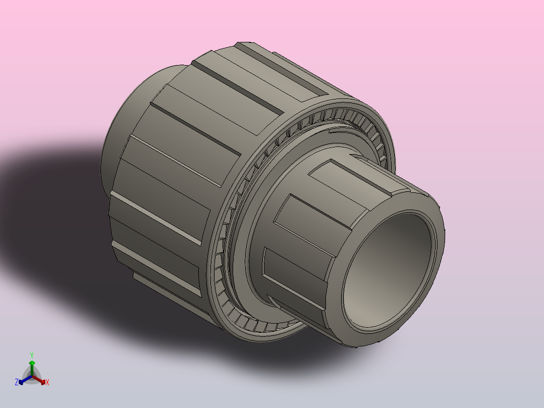 1-2英寸聚丙烯套筒接头(1)主视图