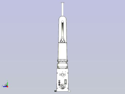 YK350XG-s机器人三维数模图纸右视缩略图