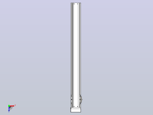 日规模组半封闭丝杆TPA-HNR-85S-1610C-L750-MP-Y-P20-N3俯视缩略图