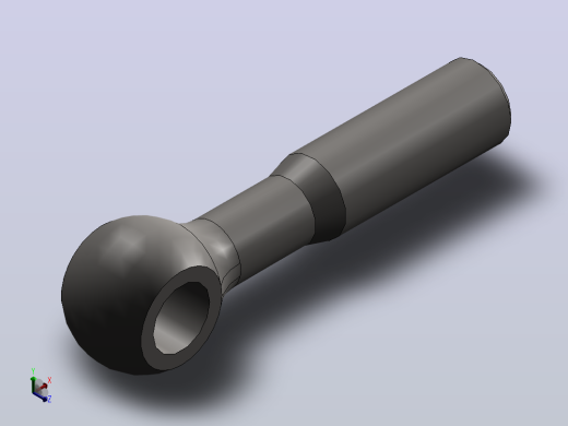 活结螺栓M12×60正等轴测缩略图