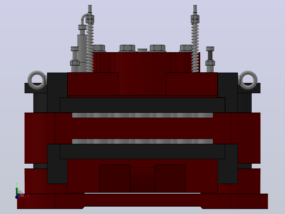 SBD130-E系列液压盘式制动器_SBD130-E-1000×40-RL.WL.1.J前视图