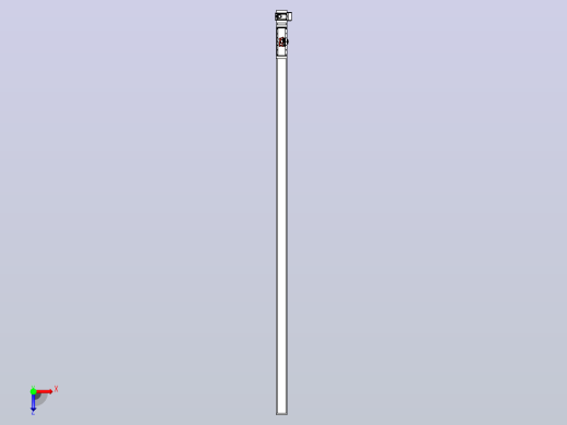 伺服电机集成皮带传动直线执行器TPA-OCB-120-224-L3750-LU-P75-N3俯视缩略图