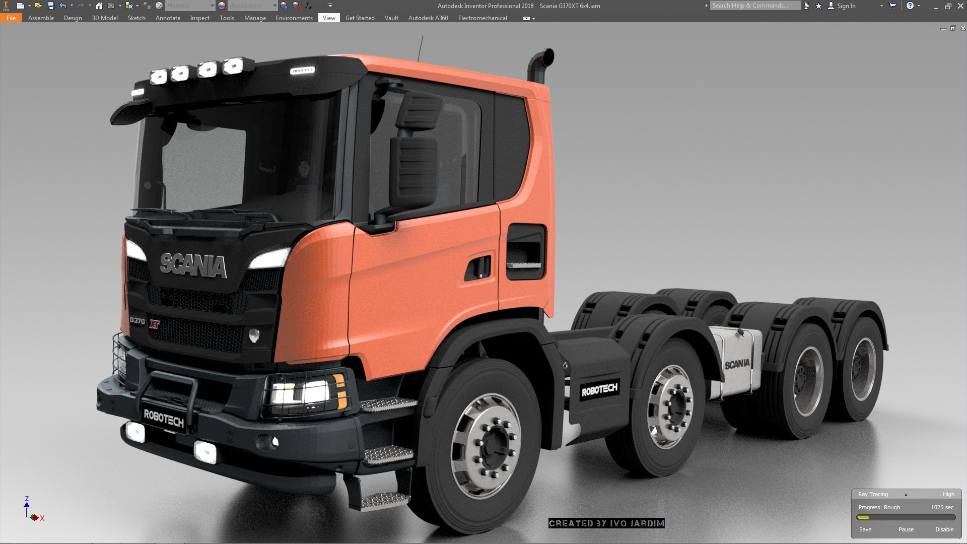 斯堪尼亚G370 XT 8x8卡车1比1