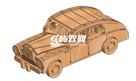 老爷车拼装模型缩略图
