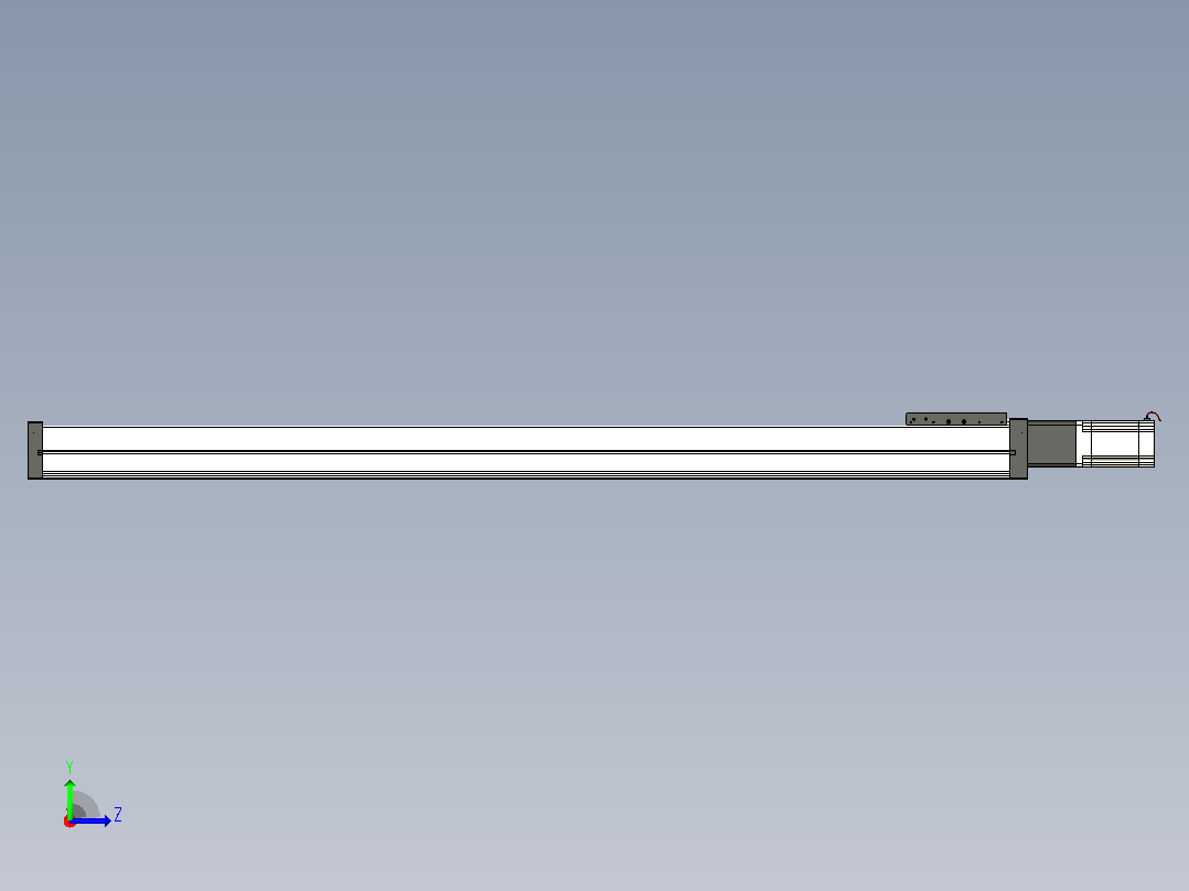 FSL80 直线模组[FSL80-E1100-10C7-BC-B57]左视图