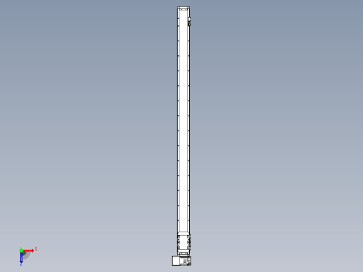 机器人皮带驱动直线轴TPA-GCB-80-P60-L1450-LU-M20-N3俯视缩略图