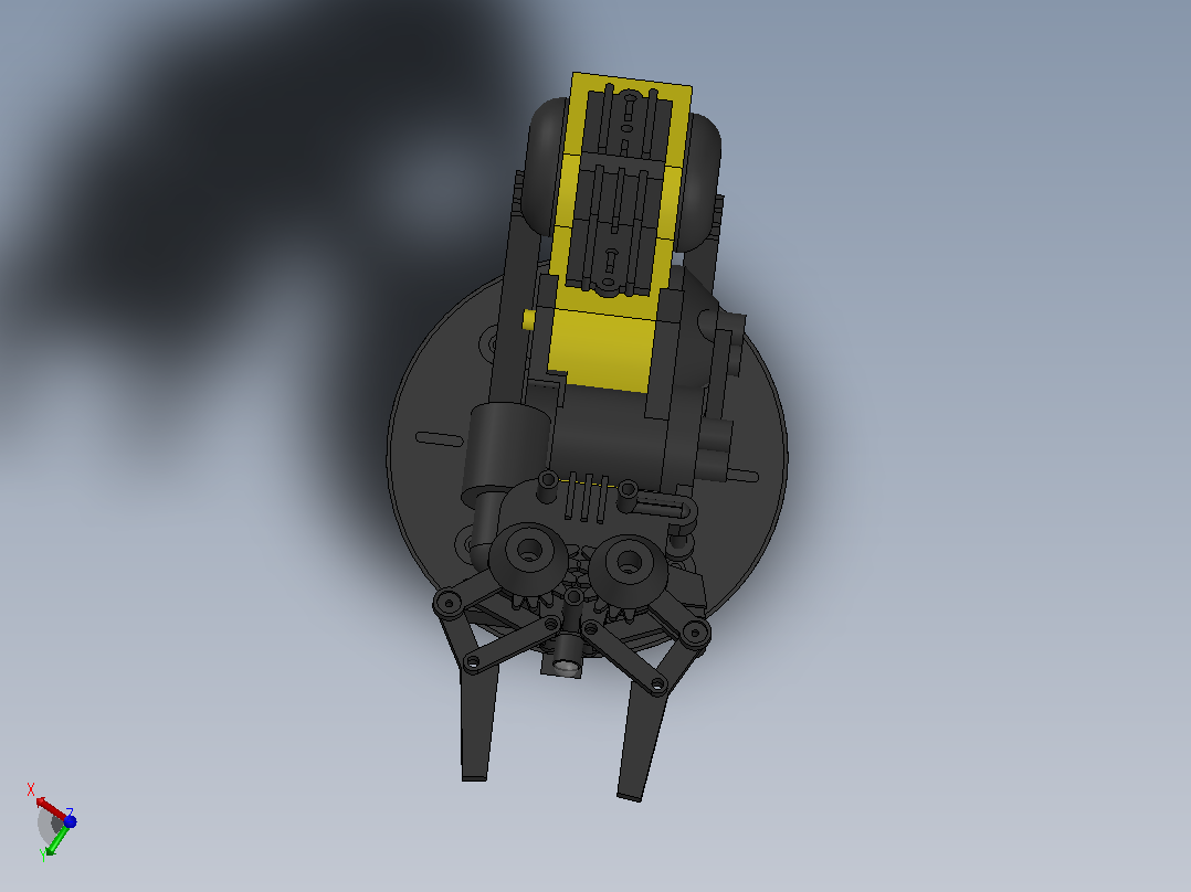 Steren机械臂模型3D图纸 Solidworks设计 附STEP俯视图