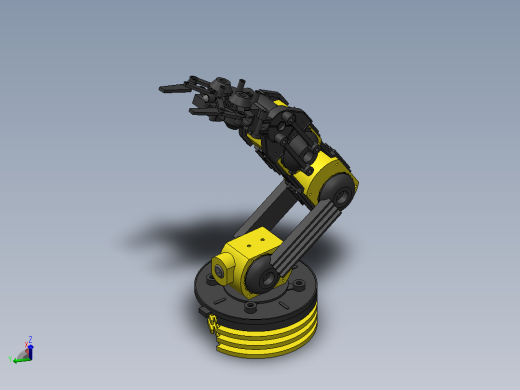 Steren机械臂模型3D图纸 Solidworks设计 附STEP正等轴测缩略图