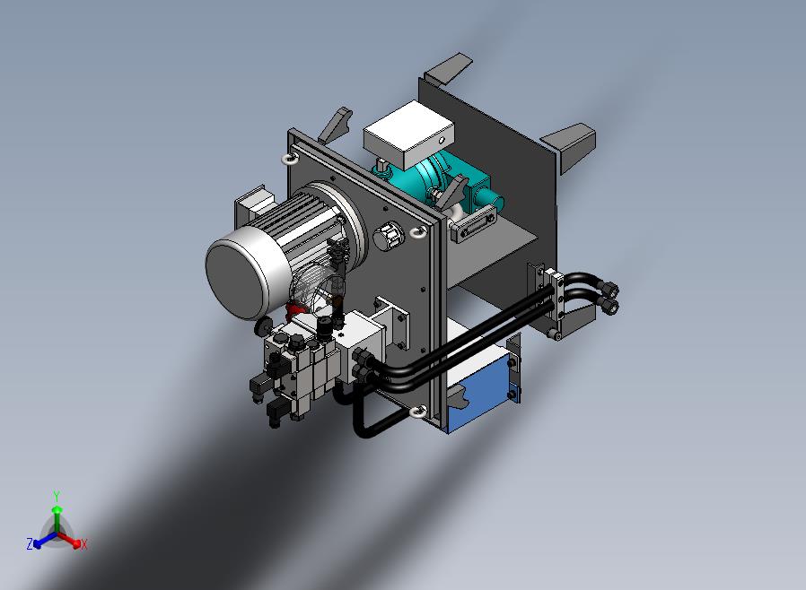 A31-压机液压站正等轴测图
