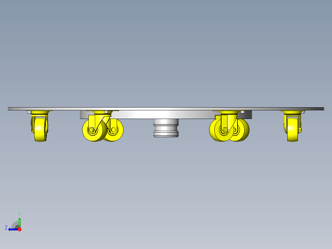 薄型转台右视图