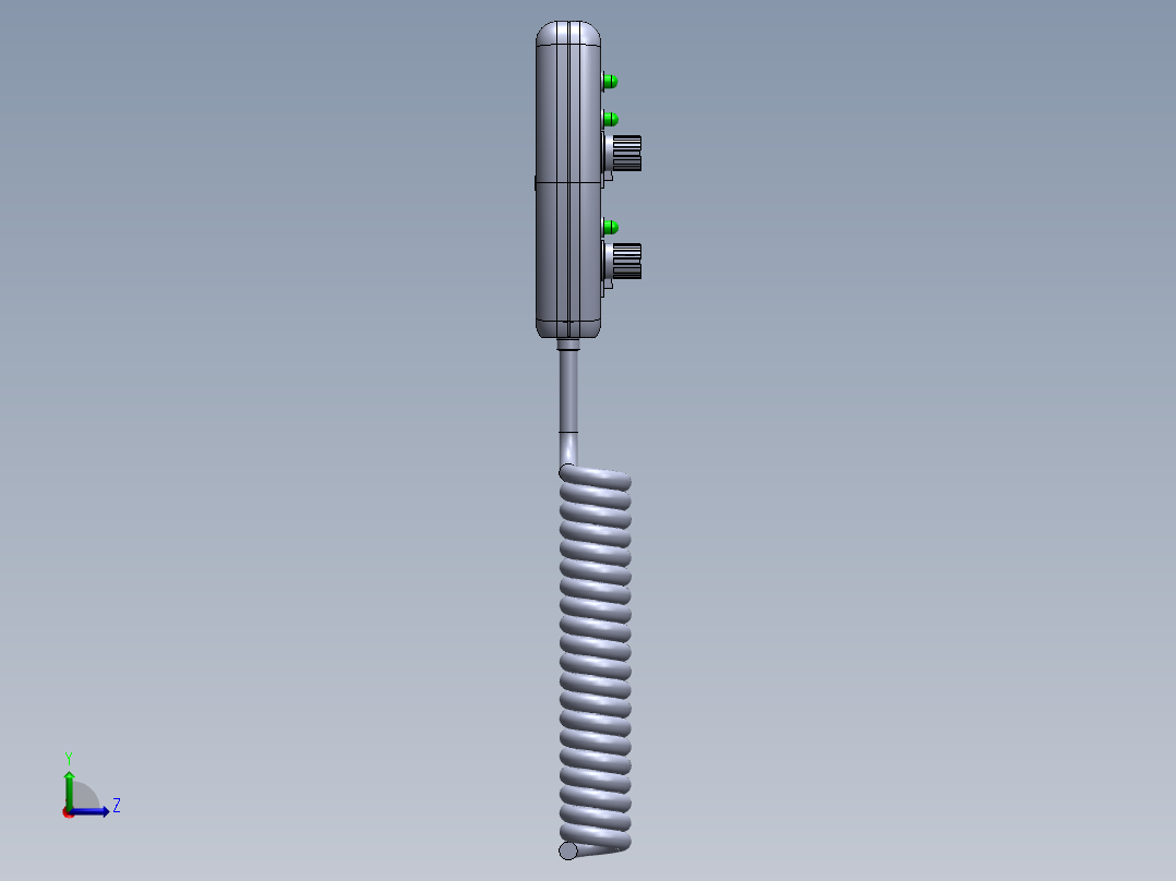 手控制器设计左视图