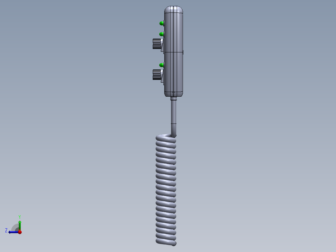 手控制器设计右视图