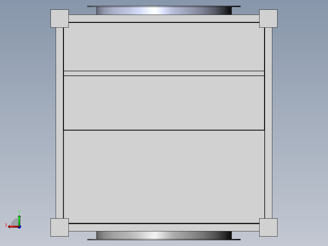 板式过滤设备sw14可编辑后视图