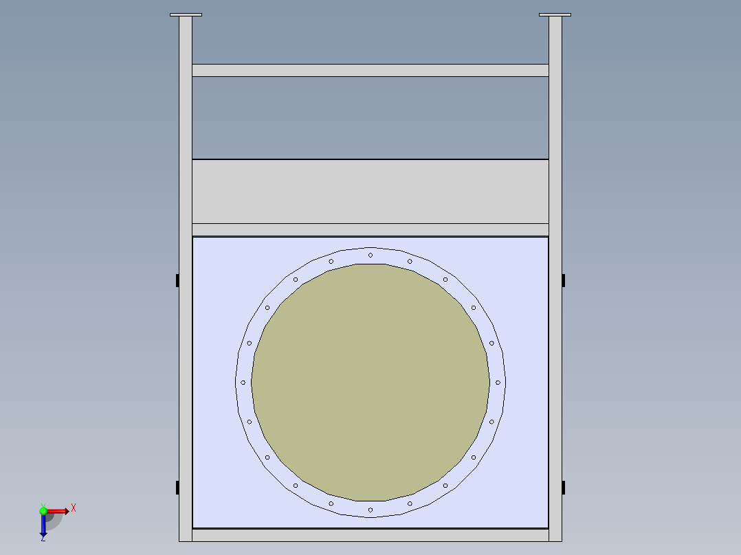 板式过滤设备sw14可编辑俯视图