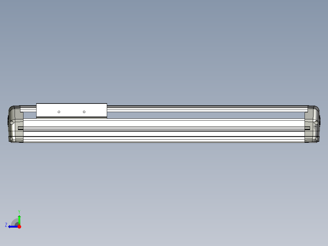 Toyo东佑达直线模组-ETH14-200-M+煞車-A2-滑座反右视图