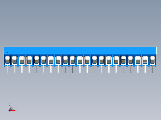 DEGSON DG302 系列 5.0 接线端子-DG302-5.0-21P-12-00AH前视缩略图
