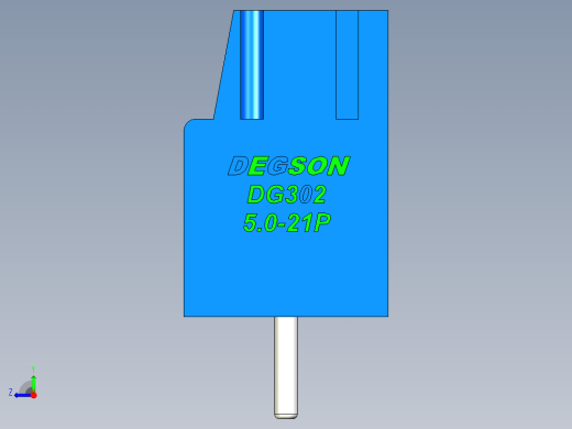 DEGSON DG302 系列 5.0 接线端子-DG302-5.0-21P-12-00AH右视缩略图