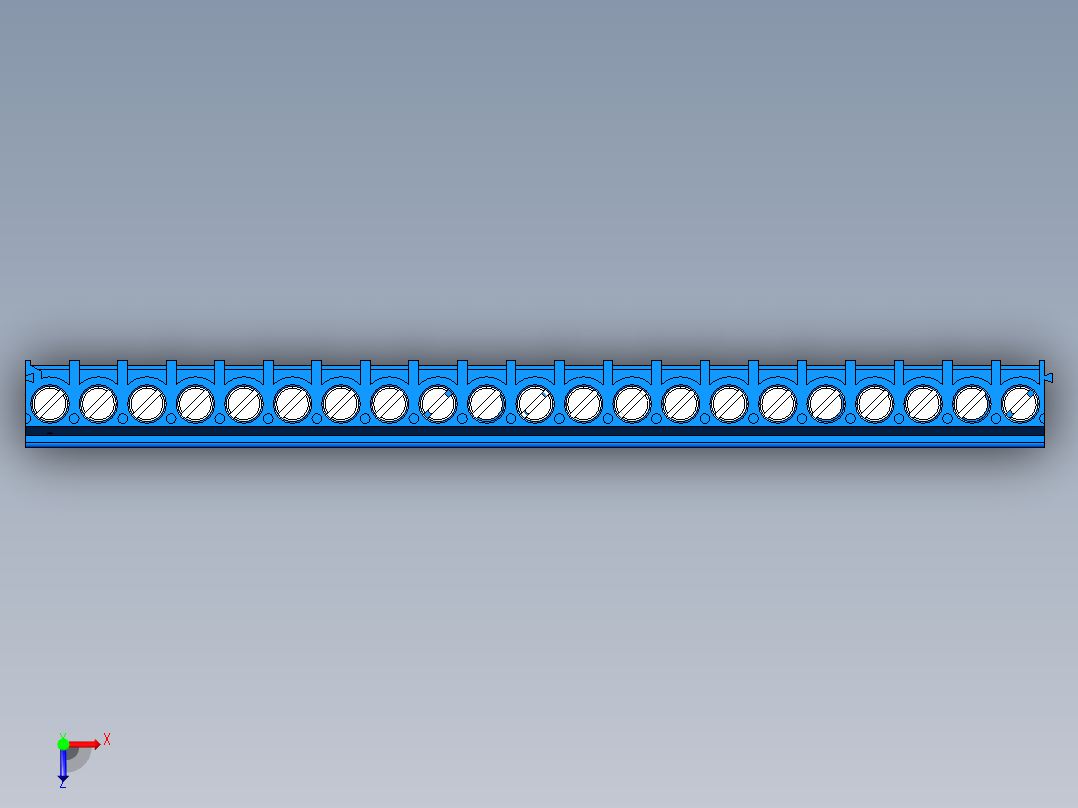 DEGSON DG302 系列 5.0 接线端子-DG302-5.0-21P-12-00AH俯视图