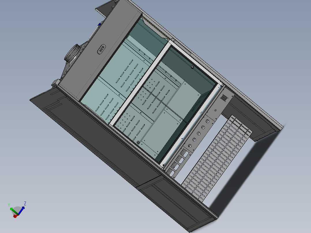 新型环保型通风柜三维SW
