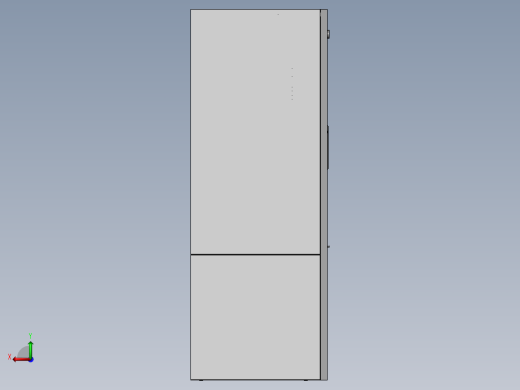 新型环保型通风柜三维SW后视缩略图