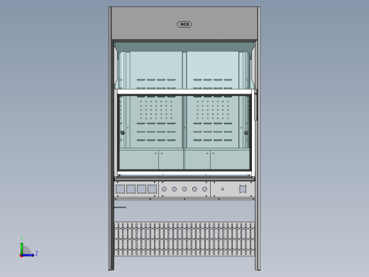 新型环保型通风柜三维SW左视缩略图