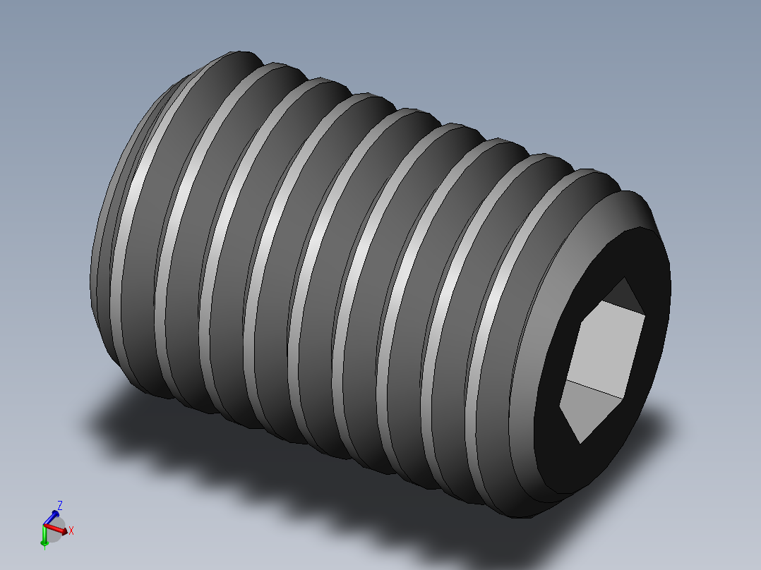 DIN 913-ISO 4026 固定螺钉-M14 L=20.SLDPRT