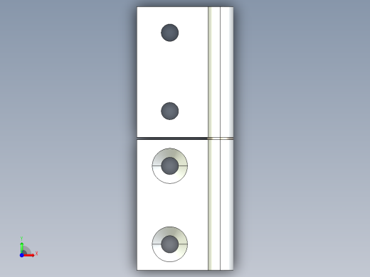 型材-BR 30X30 INTERNAL HINGE BR095AI30前视缩略图