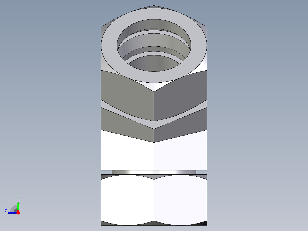 卡套式工业通用硬管接头EO_Swivel_nut_45_deg_elbow_EV35LCF右视图
