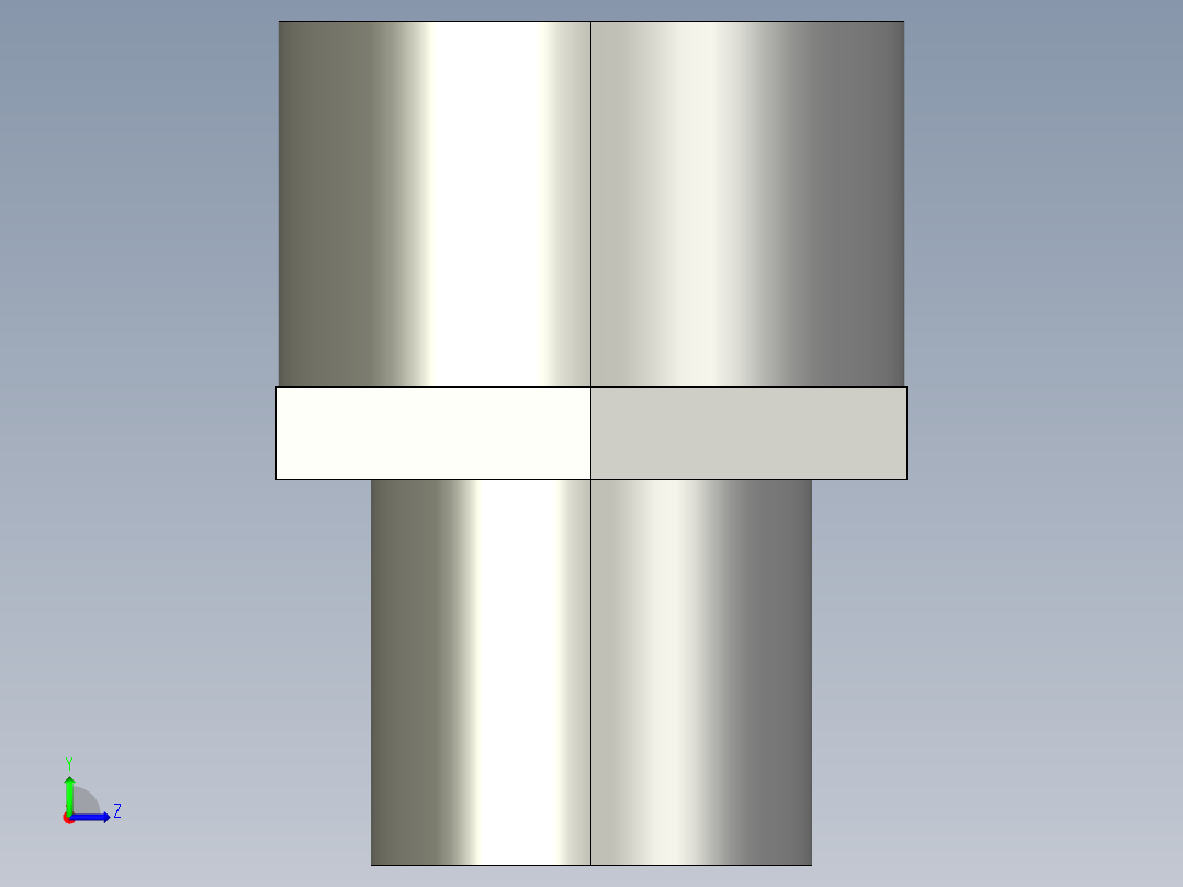 船舶管路系统SeaCor_PVC-SS_SPIGxFPT_37J178007_0.75in左视图