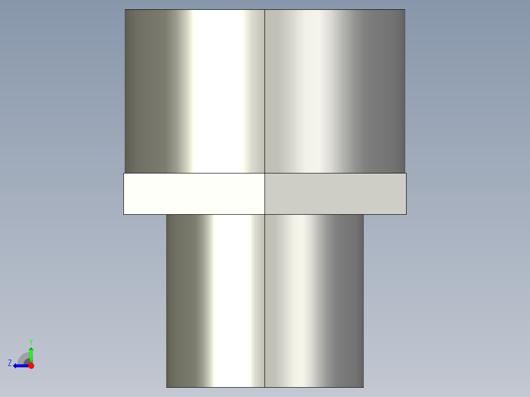 船舶管路系统SeaCor_PVC-SS_SPIGxFPT_37J178007_0.75in右视图