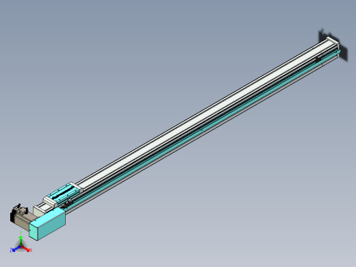 欧规系列-LB6A-L65-S1400-BL-ZP40-C3正等轴测缩略图