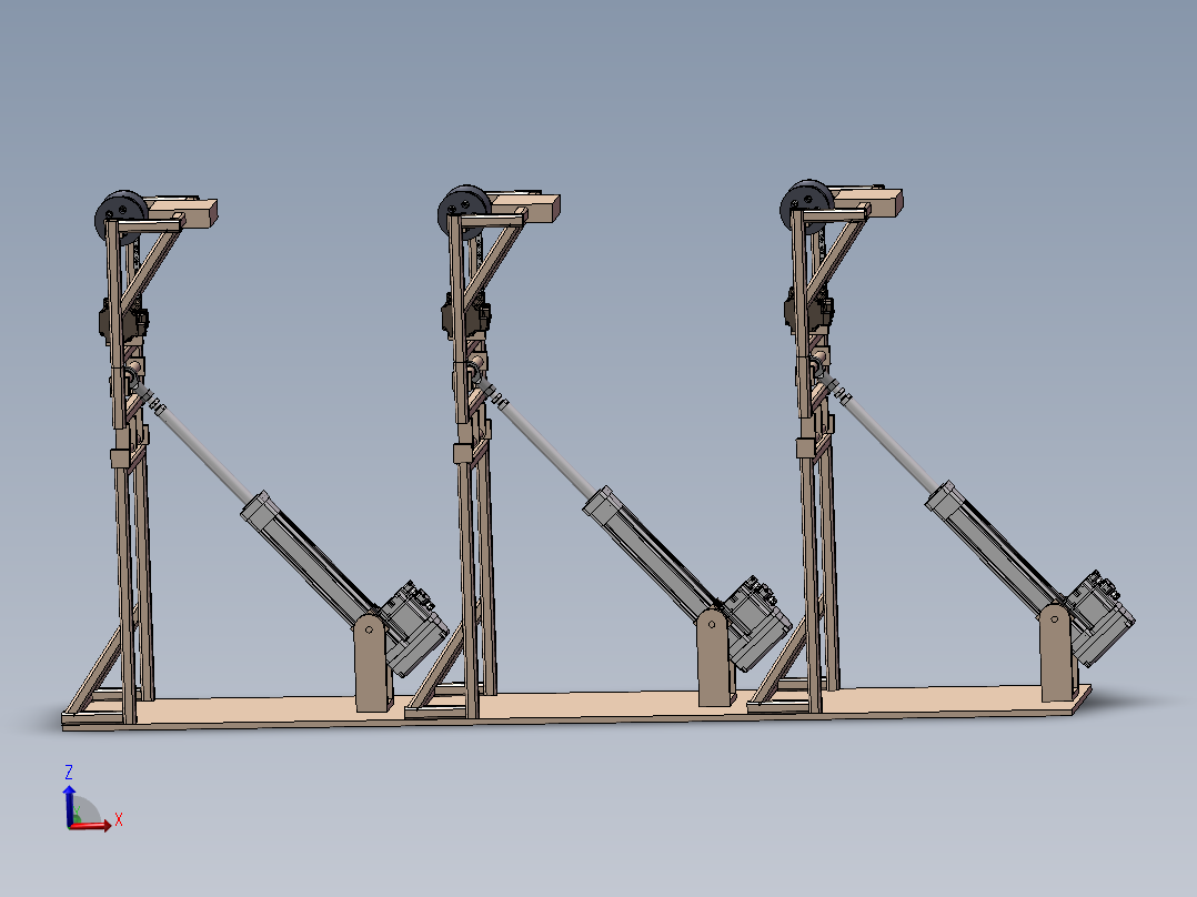 高架管线检测小车