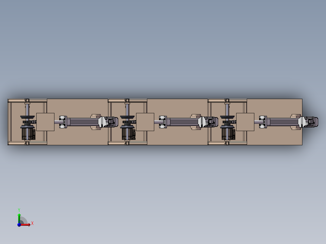 高架管线检测小车前视图