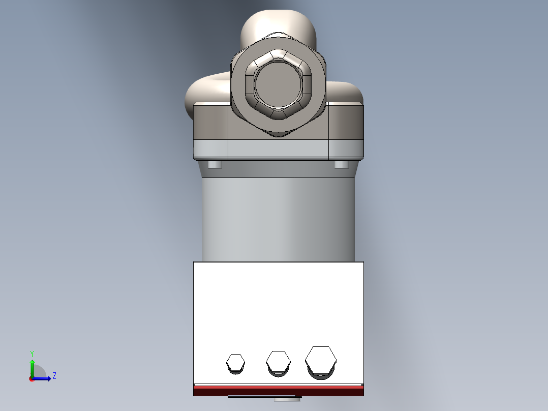 循环加速器左视图