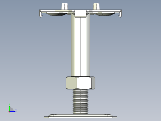 铺地板用的piedestal左视缩略图