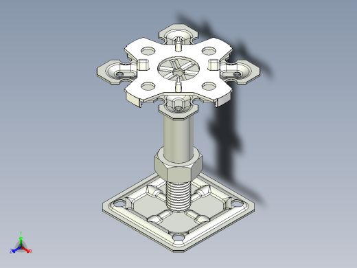 铺地板用的piedestal正等轴测缩略图