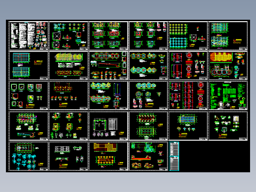 100万吨水泥熟料粉磨站全套图30张