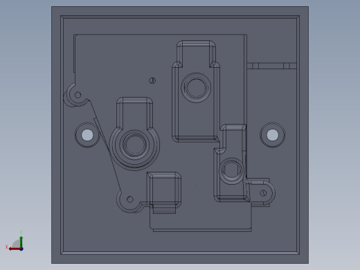 带开关的三孔插座 SW STP后视缩略图