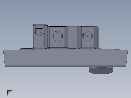 带开关的三孔插座 SW STP俯视缩略图