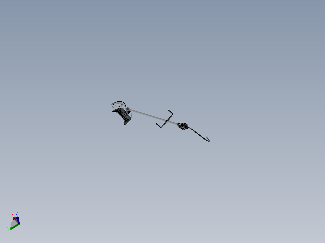 刷子修剪器（镰刀主视图